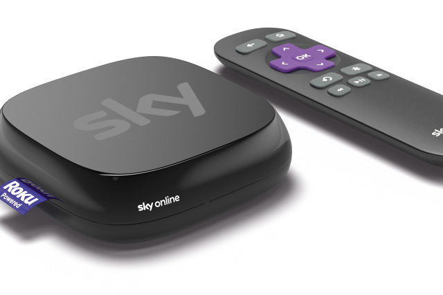 sky online tv box