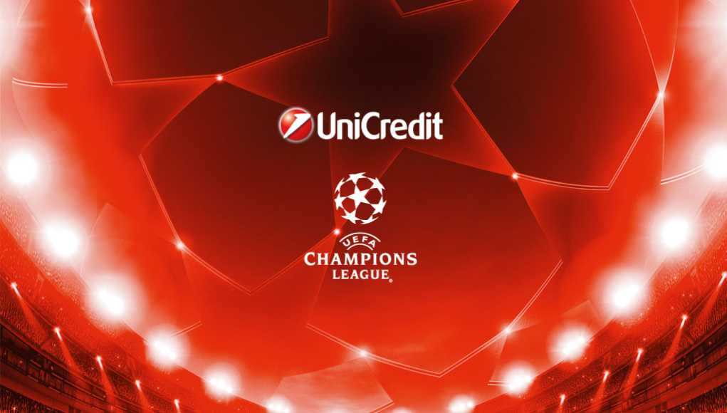 unicredit addio champions league sponsor