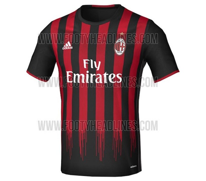 Milan, maglia Milan 2016 2017