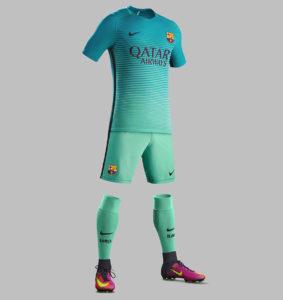 Barcellona, il terzo kit 2016-2017