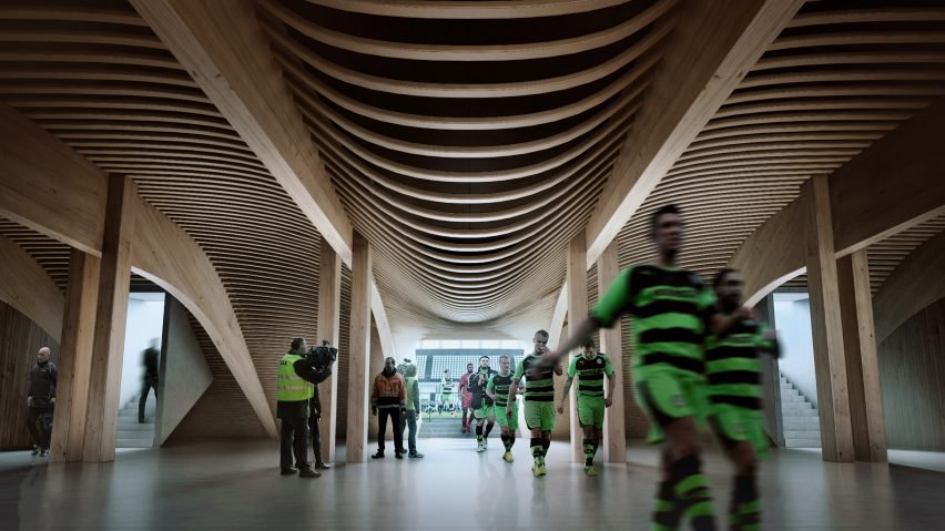 stadio legno Forest Green Rovers