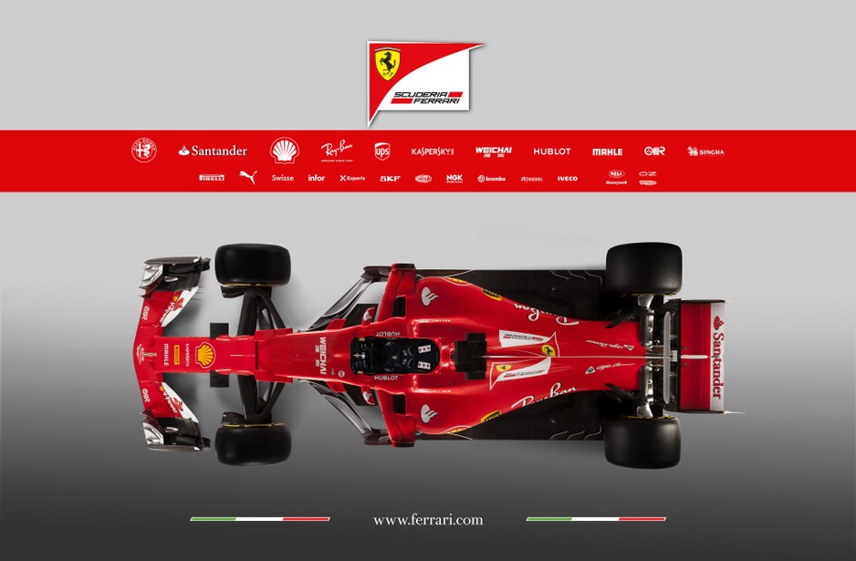 Ferrari la nuova monoposto SF70-H