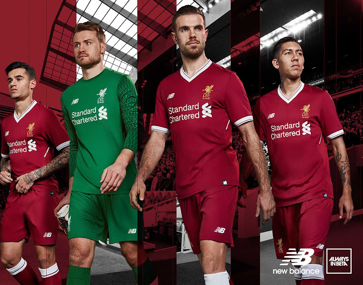 La maglia del Liverpool 2017-2018