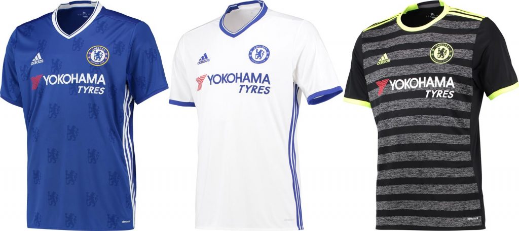 Le maglie del Chelsea 2016-2017: le ultime targate Adidas