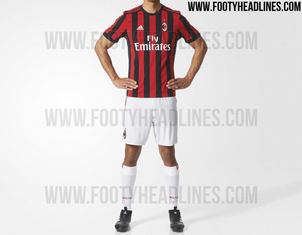 Il kit Milan 2017-2018