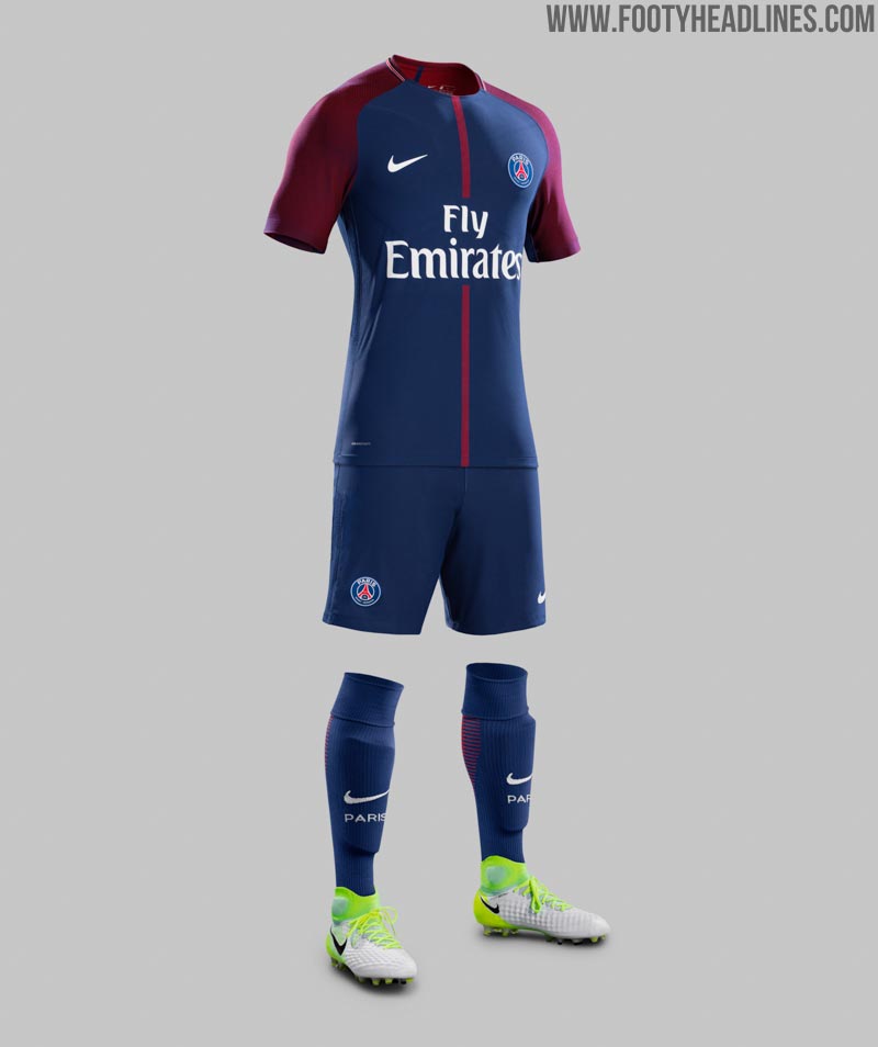 Paris Saint Germain, il kit 2017-2018