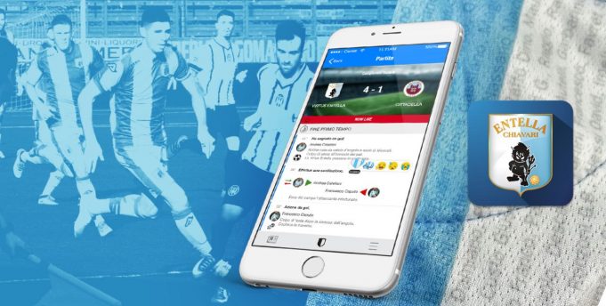 Virtus Entella, arriva la nuova app ufficiale del club