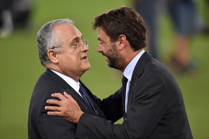 Claudio Lotito e Andrea Agnelli (Insidefoto.com)