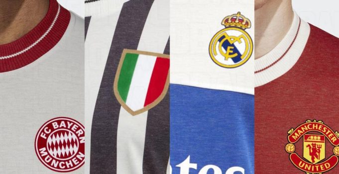 maglia retrò Juventus Real Madris Manchester United Bayern Monaco