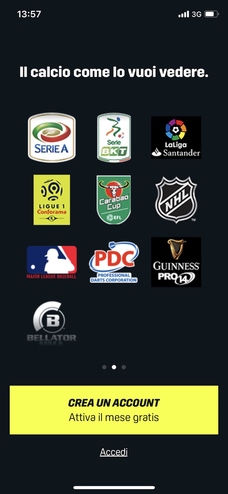 cosa si potrà vedere su Dazn