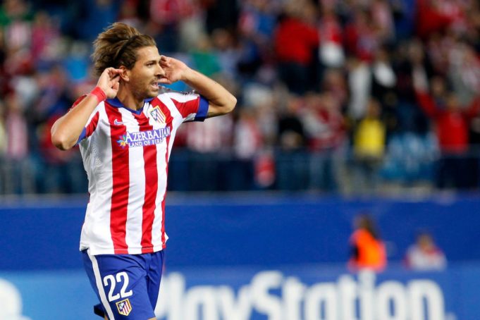 Alessio Cerci con la maglia dell'Atletico Madrid (Foto Alterphotos/Insidefoto)