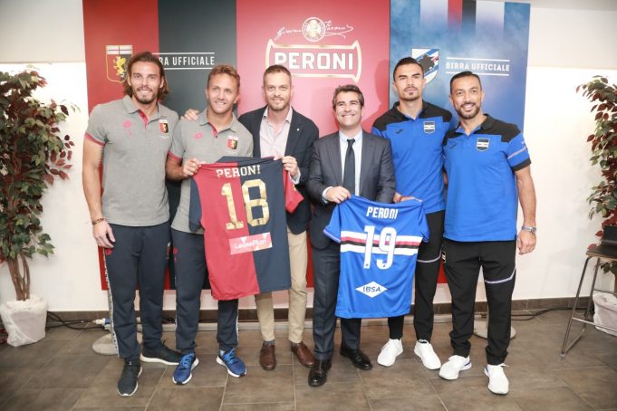 Peroni diventa la birra ufficiale di Genoa e Sampdoria (foto: ufficio stampa Peroni)