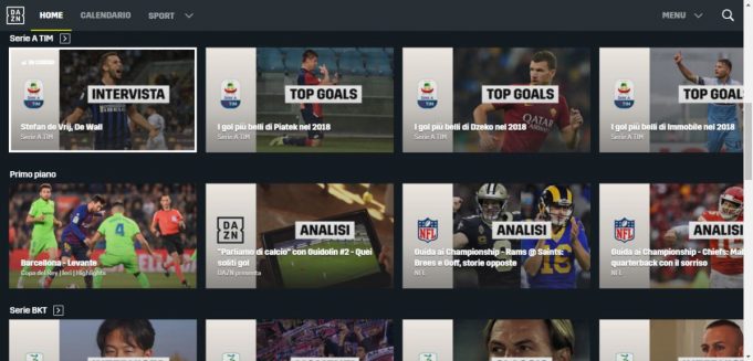 Come vedere il calcio gratis su DAZN