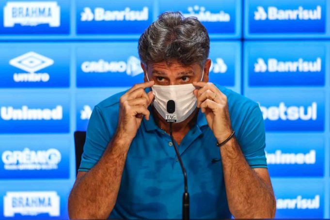 L'allenatore del Gremio, Renato Portaluppi (Photo by Lucas Uebel/Getty