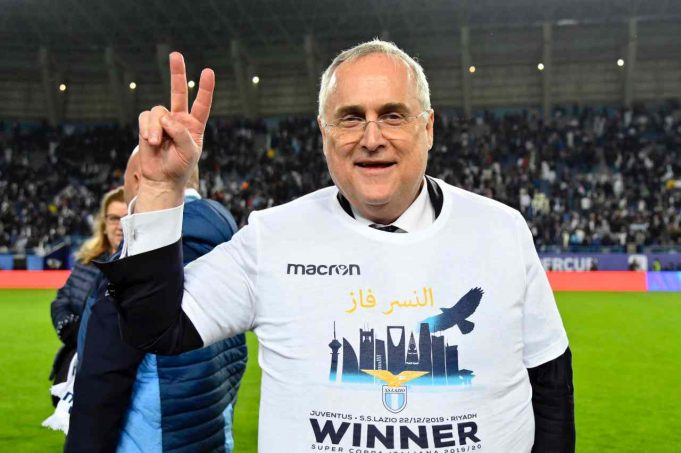 Il presidente della Lazio, Claudio Lotito, (Photo by Marco Rosi/Getty Images)