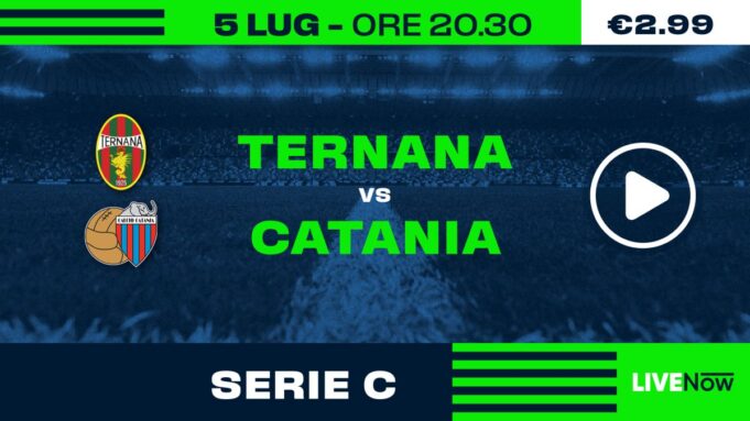 Ternana Catania in streaming