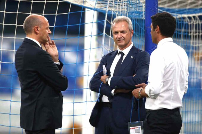 Mauro Baldisson, Guido Fienga e Paulo Fonseca (Photo Gino Mancini / Insidefoto)