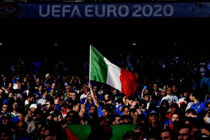 Tifosi italiani Wembley